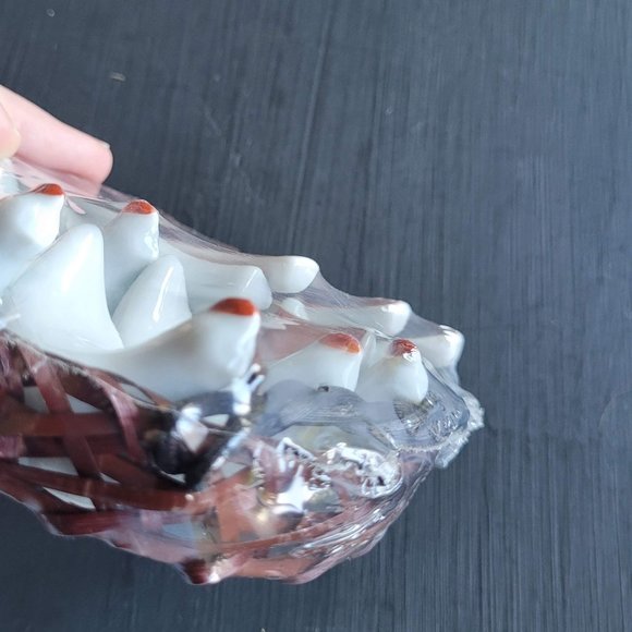 Vintage Mid-Century Chicken Porcelain Chopstick Rests - Picture 5 of 7